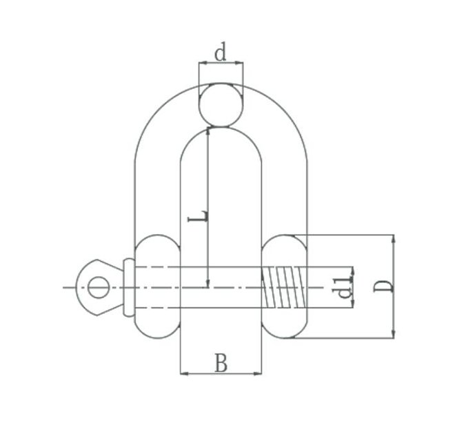 JIS TYPE DEE SHACKLE