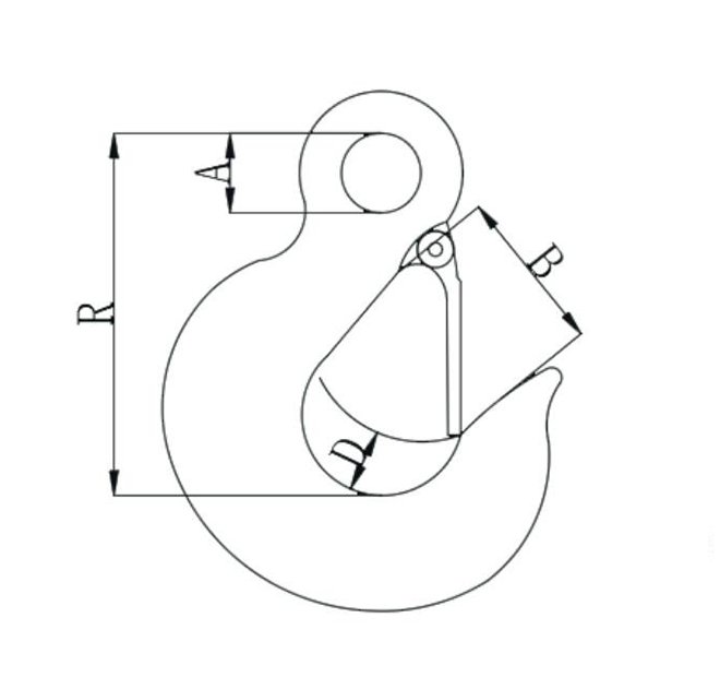 EYE SLIP HOOK WITH LATCH