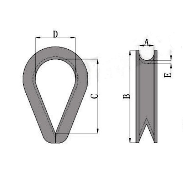 HEAVY DUTY THIMBLE DIN6899B