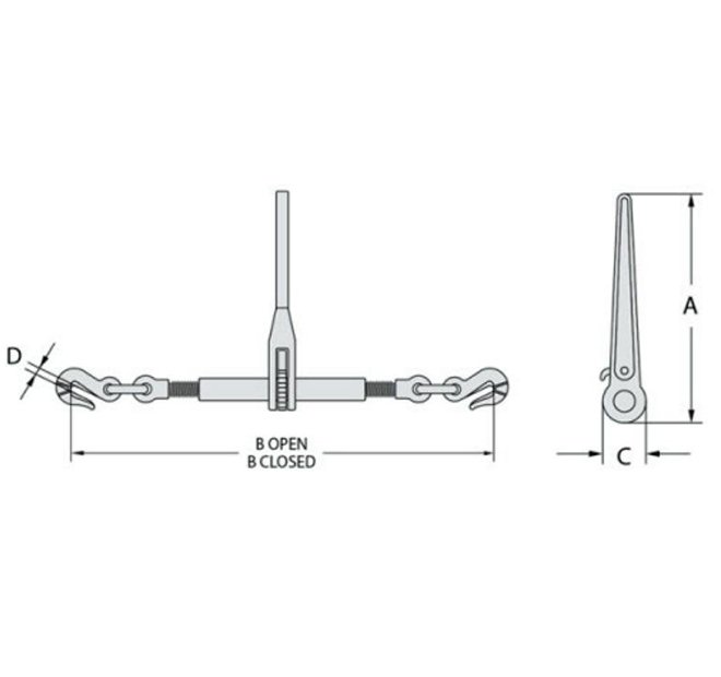 AUSTRALIAN RATCHET TYPE LOAD BINDER