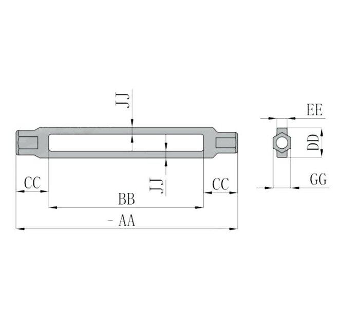 US TYPE TURNBUCKLE BODY