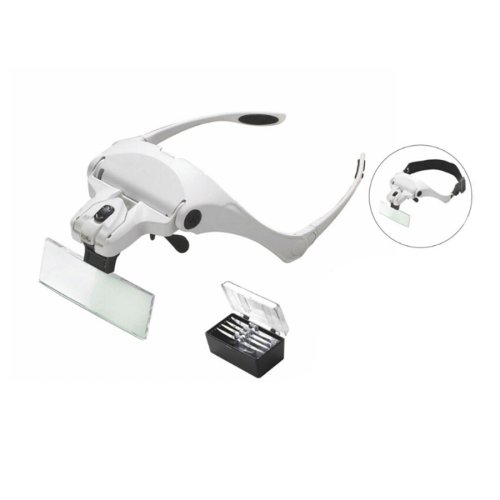 Magnifying LED Glasses