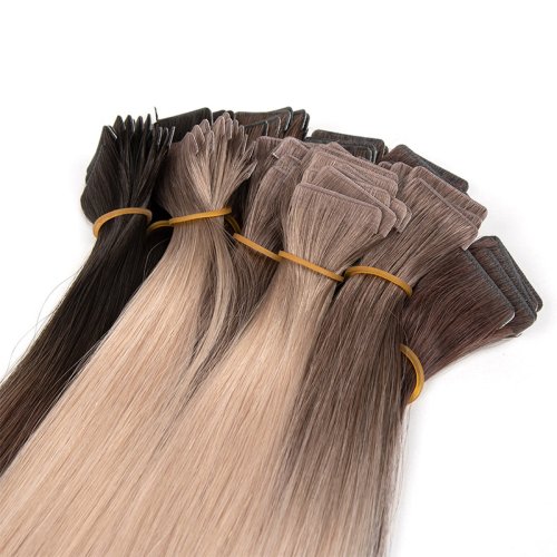 Invisible seamless tape-in hair extension 