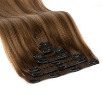 Russian hair clip-in hair extension Balayage #2-4/8