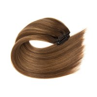 Russian hair clip-in hair extension Balayage #2-4/8