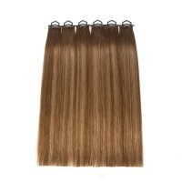 Russian hair extension flat weft