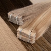 Invisible seamless tape-in hair extension