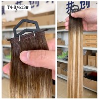 Flat Silk Weft Balayage color #4-8/613