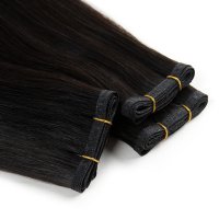 Silk Flat Weft Hair Extension #1B