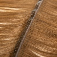 PU Skin Weft Extension with Holes Brown Color