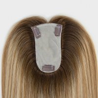 Silk Base Human Hair Topper for Women 5.5x2.75