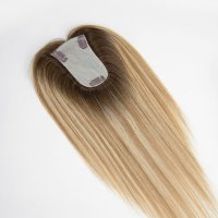 Silk Base Human Hair Topper for Women 5.5x2.75