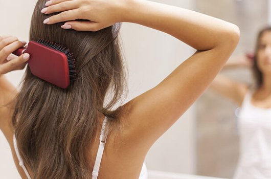 How do you keep your hair extensions from being harmed by the heat of the hair dryer