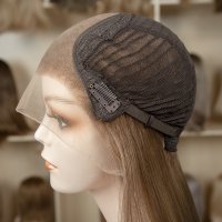 European hair Jewish Kosher wig lace top #714A