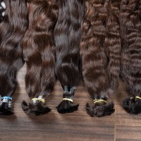 Russian human hair bulk no weft