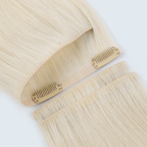 New Design Injection PU Seamless Clip in Hair Extension
