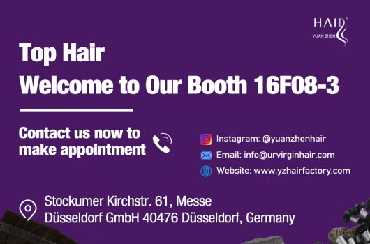 Qingdao Yuanzhen Hair Products Shines at Top Hair Düsseldorf 2025: Discover Innovation at Booth 16F08-3