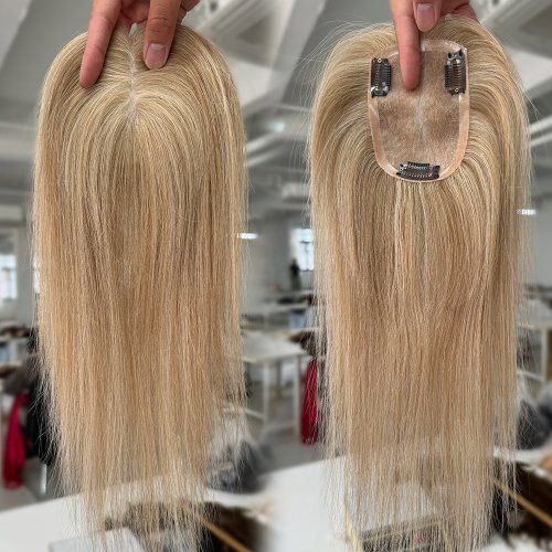 Human Hair Topper Mono Lace 3*5