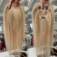 Human Hair Topper Mono Lace 3*5