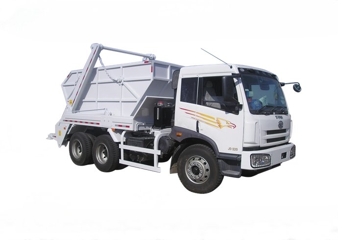 FAW SWING ARM GARBAGE TRUCK