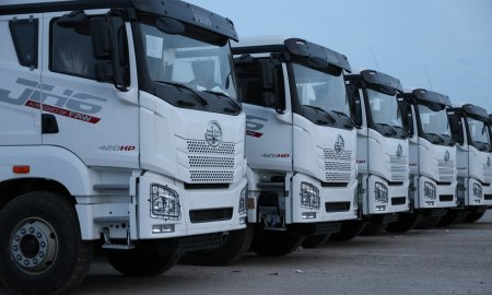 Warmly celebrate FAW Trucks exporting multiple batches of vehicles to West Africa.