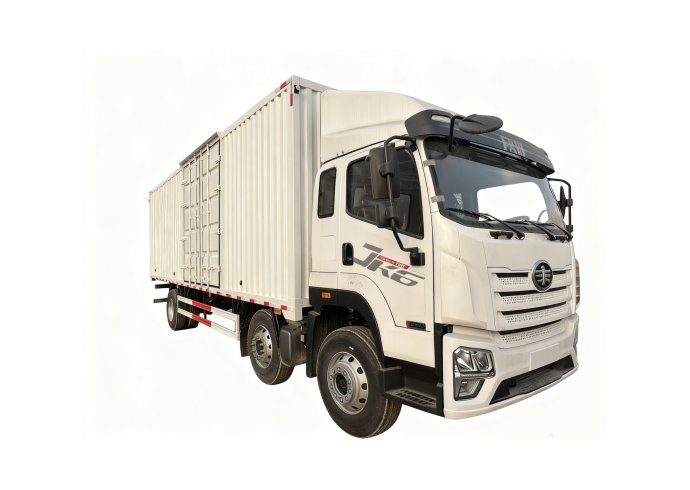 FAW JK6 220HP 6×2 Closed Box Truck