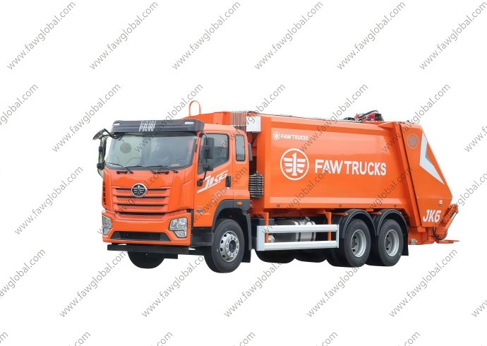 FAW JK6 6×4 Compress Garbage Truck 