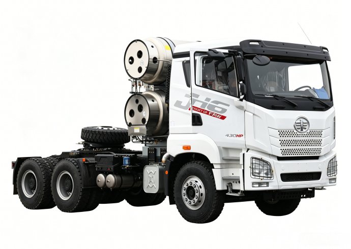 FAW JH6 6x4 430HP LNG 1000L*2 Tractor Truck 