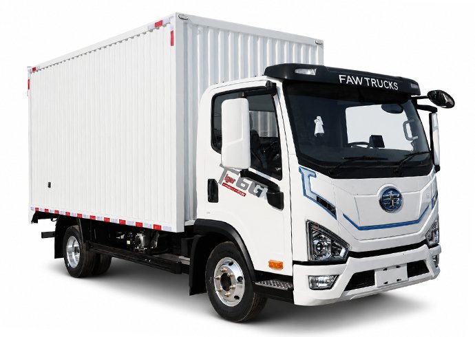 FAW Tiger 6G Closed Box Cargo Truck