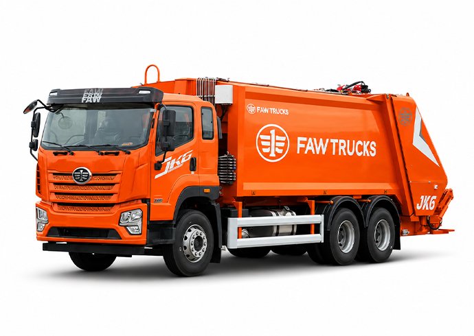 FAW JK6 6×4 Compress Garbage Truck 