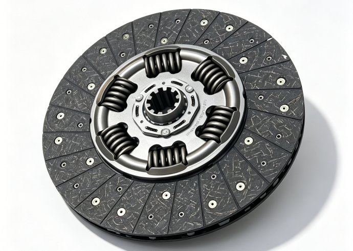 Heavy-duty truck torsional damping clutch disc