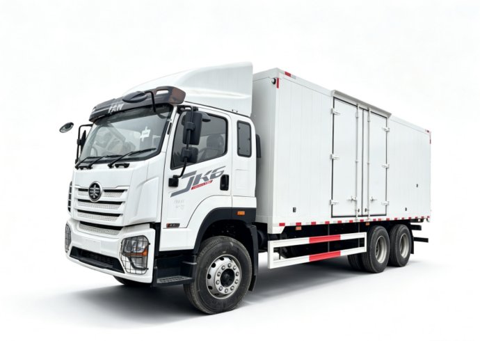 FAW JK6 6x4 Box Cargo Truck