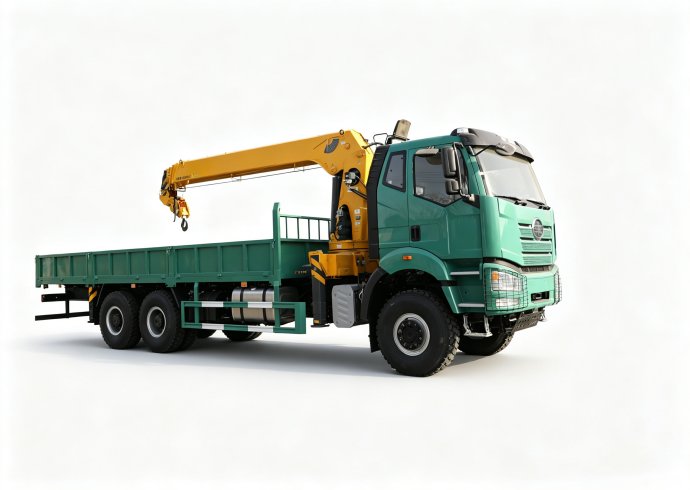  FAW J6P 6×4 Truck With XCMG Crane