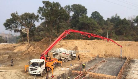 إجراءات المعالجة الميدانية لتوقف المحرك فجأة لسيارة مضخة الخرسانة